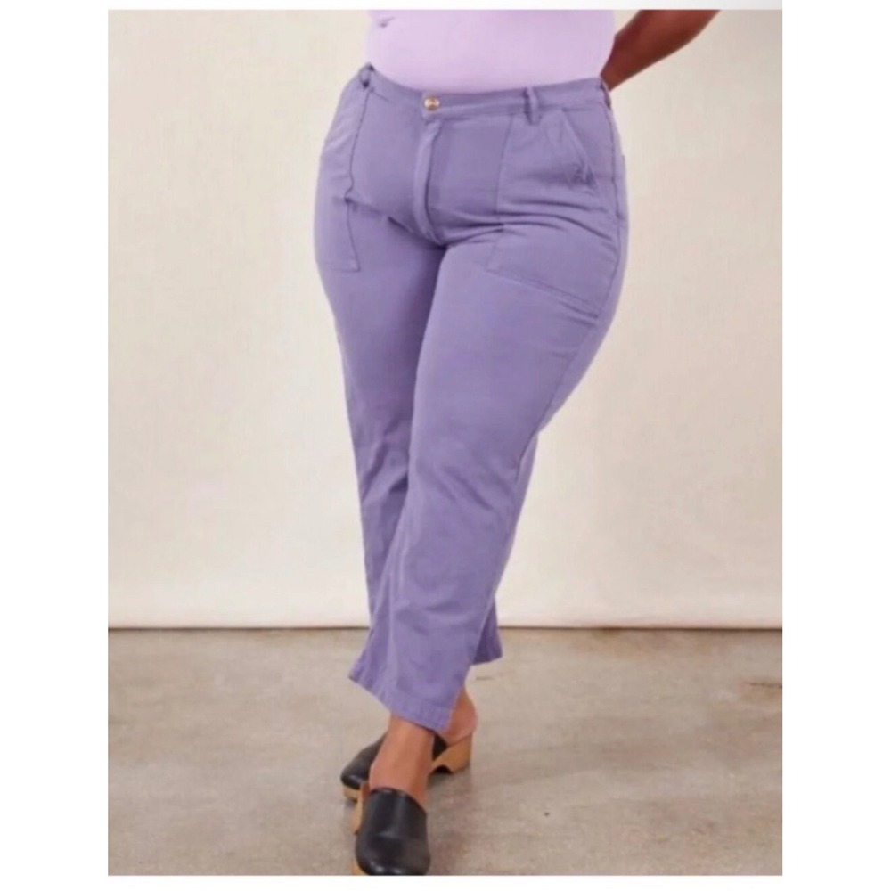 Big Bud Press | Work Pants 2XL Lilac Purple Cotton Twill High Waist Straigth Leg